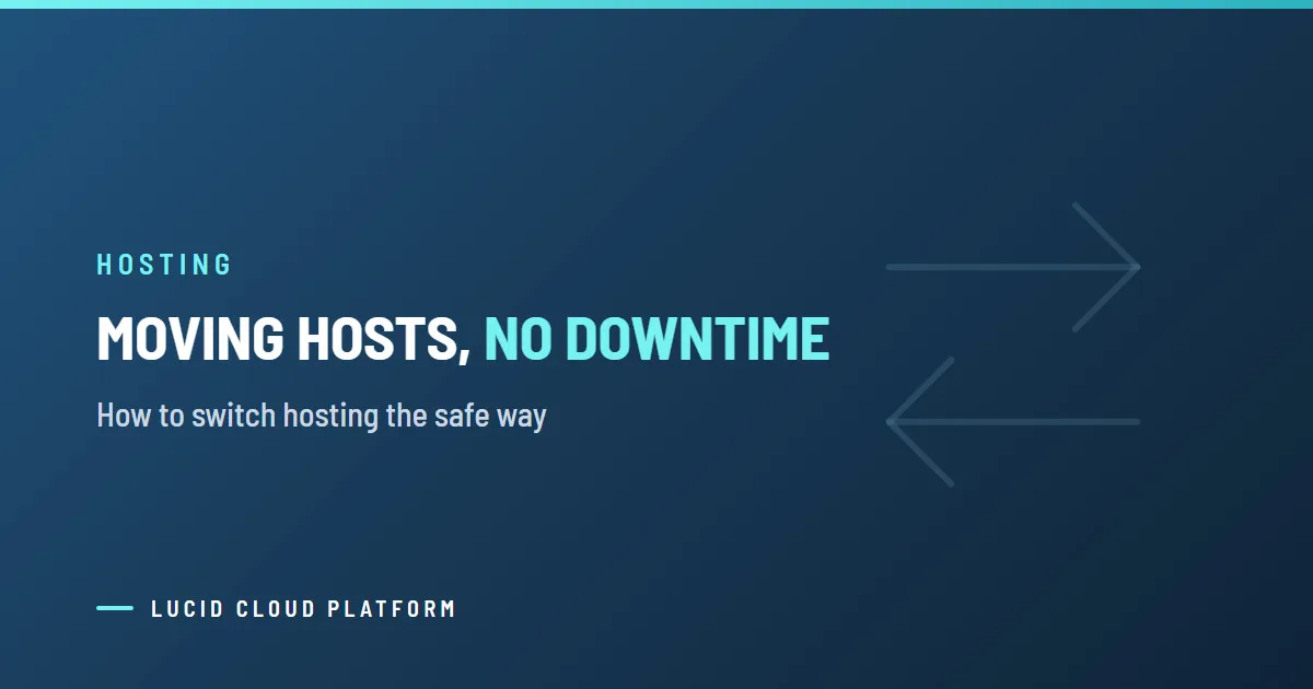 Moving to New Hosting