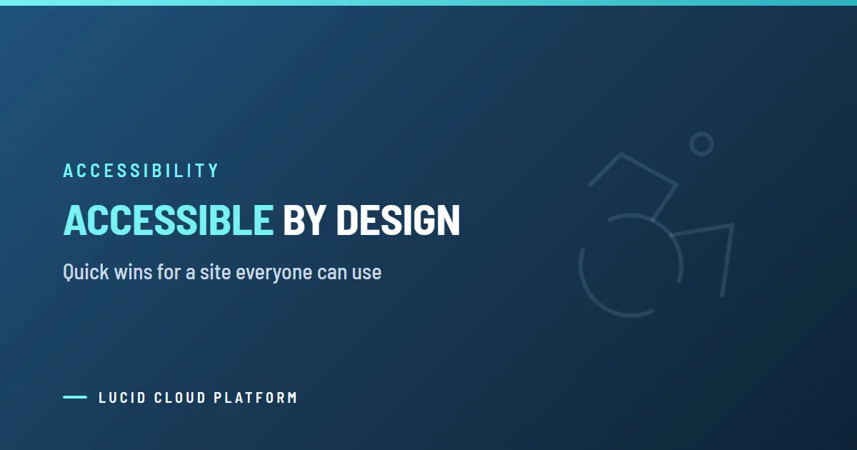 Web Accessibility Basics