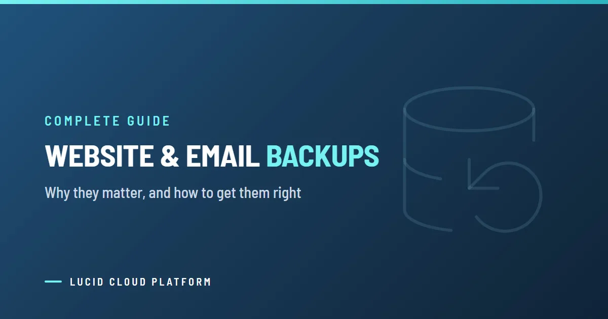 Website & Email Backups