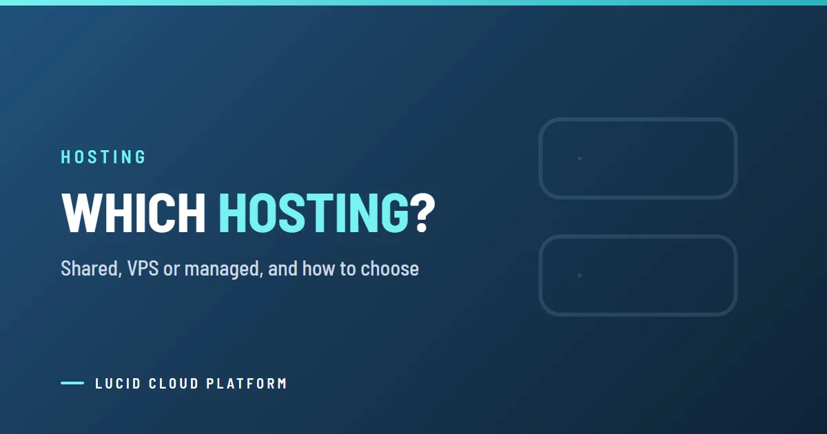 Which Hosting Do You Need